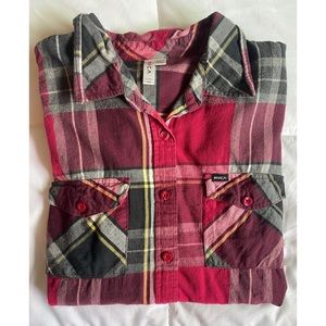 RVCA Plaid Long Sleeve Shirt